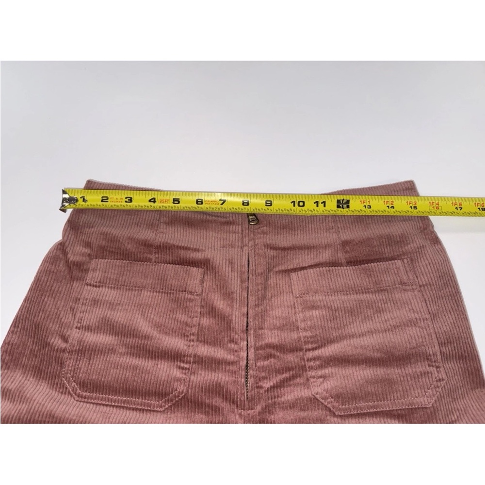 Veronica Beard Jiva cropped cotton-blend corduroy wide-leg pants Mauvewood 8 - Picture 9 of 14